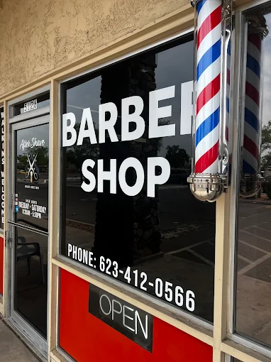Aftershave Barbershop storefront in Glendale